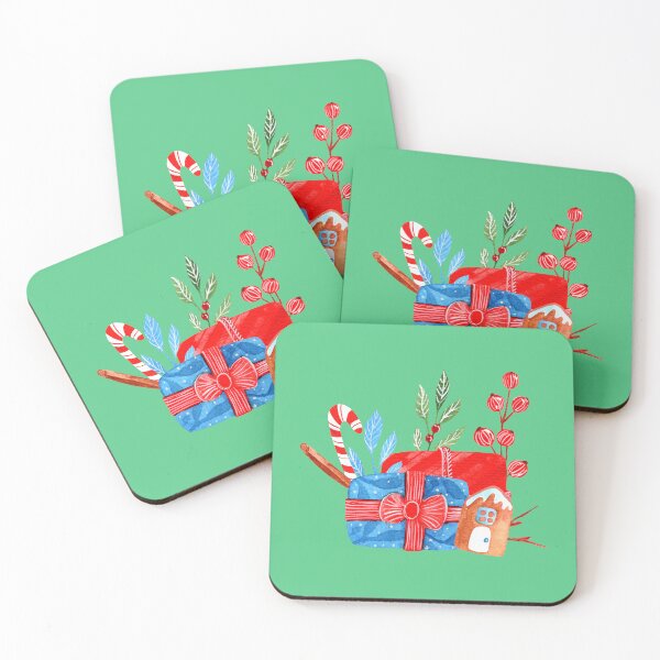 Item preview, Christmas aesthetic watercolor illustration designed and sold by pinkyfish1010.