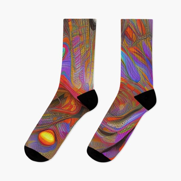 Item preview, Colorful Psychedelic Abstract Design designed and sold by bandjdesigns.