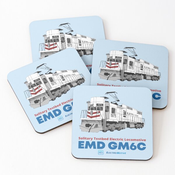 Item preview, EMD GM6C Locomotive Drawing designed and sold by Official Artistic Vehicles.