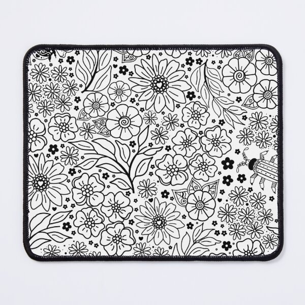Item preview, Floral Doodle Pattern designed and sold by MandyRosko.