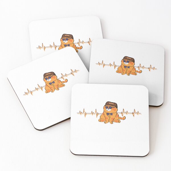 Item preview, Cool Money Cat Pulse Heartbeat designed and sold by DesignbyOkoto.