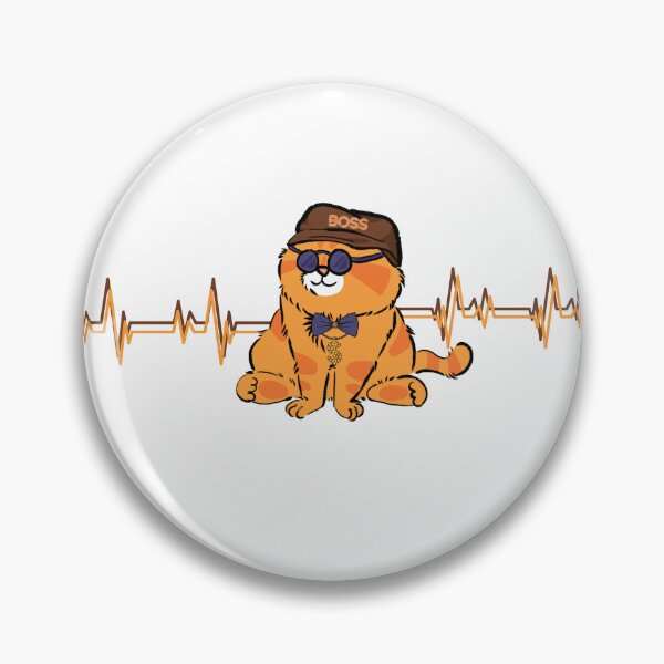 Item preview, Cool Money Cat Pulse Heartbeat designed and sold by DesignbyOkoto.