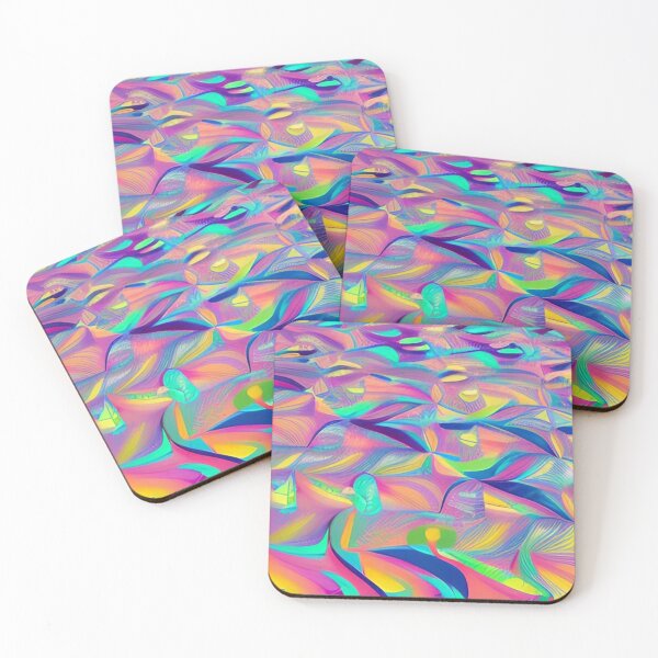 Item preview, Colorful Psychedelic Abstract Design designed and sold by bandjdesigns.