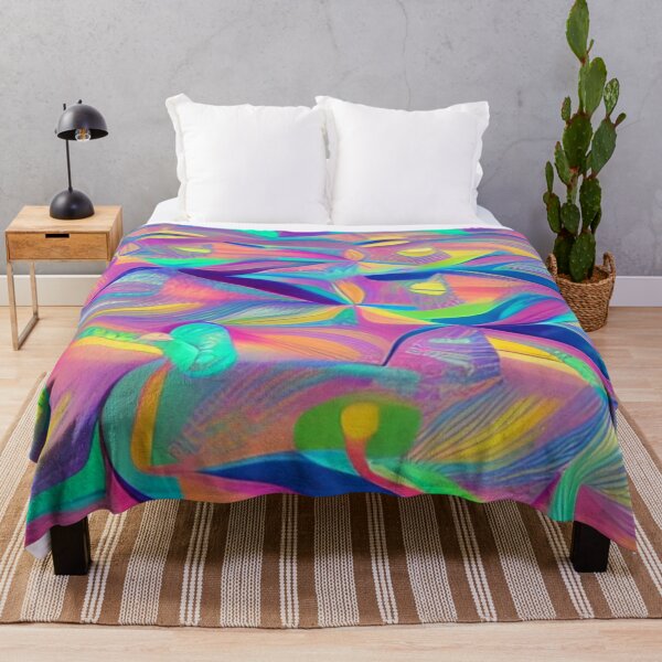 Item preview, Colorful Psychedelic Abstract Design designed and sold by bandjdesigns.