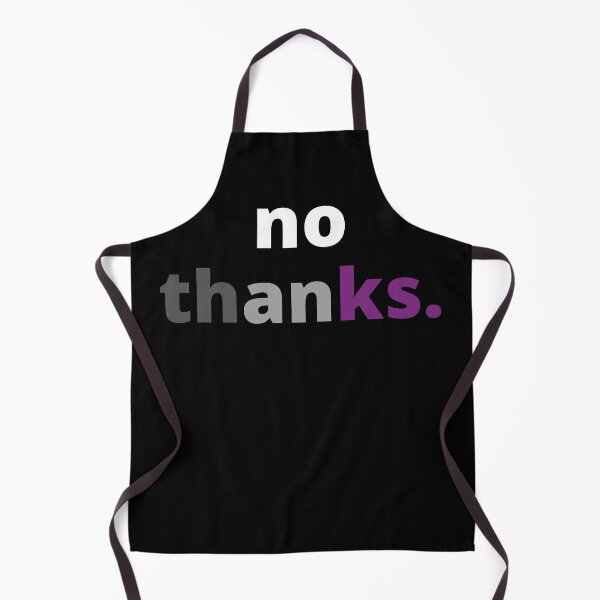 Item preview, Funny Subtle Asexual Pride No Thanks designed and sold by Eccentric-Shop.