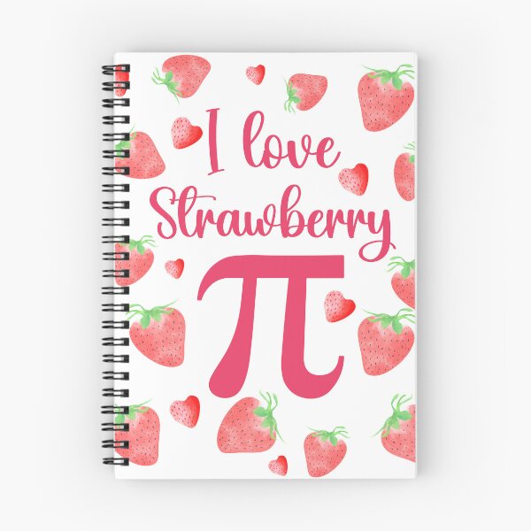 Item preview, I love strawberry Pi designed and sold by Tanya Mihe.