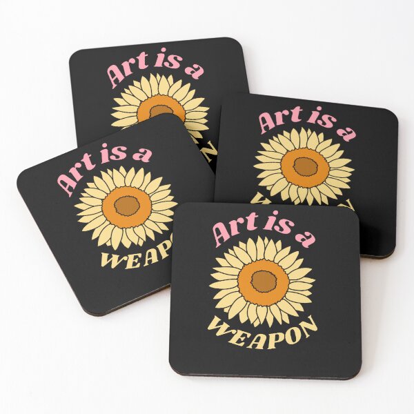 Item preview, Art is a Weapon Floral Hippie designed and sold by karabullock.