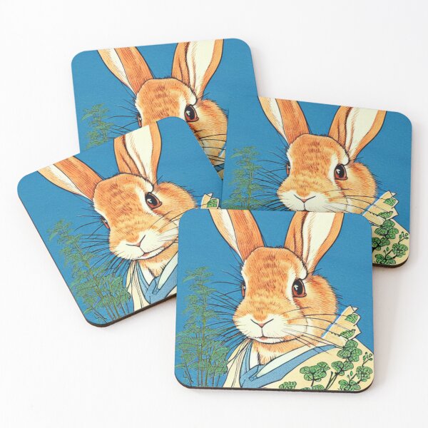 Item preview, Long Eared Flemish Giant Rabbit Bunny with Florals designed and sold by wigobun.
