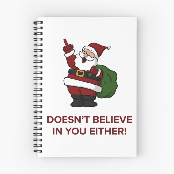 Item preview, Santa Doesn't Believe in You Either designed and sold by RecoveryGift.