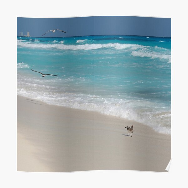 Carribean sea, Cancun 5 Poster