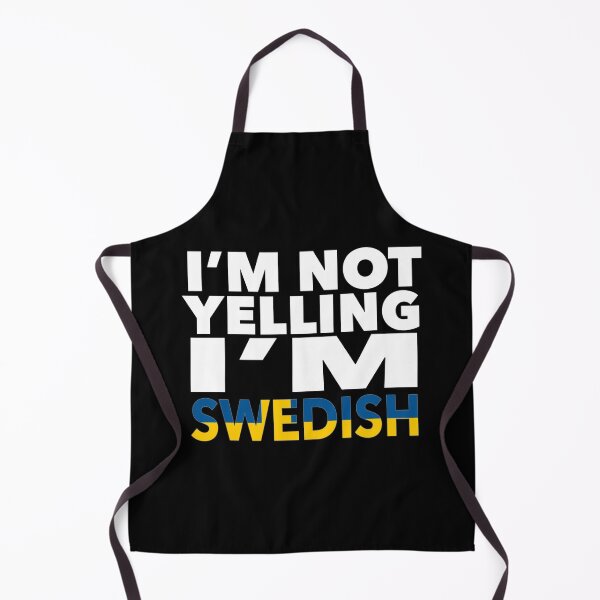 Item preview, Swedish present - i'm not yelling, i'm Swedish - Swedish gifts - Swedish flag - Swedish Gift - Swedish Decor designed and sold by babaorum.