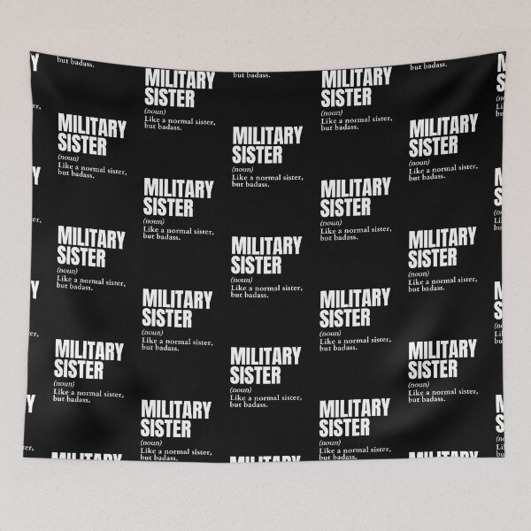 Item preview, Funny Badass Military Sister Definition designed and sold by EndlessFreedom.