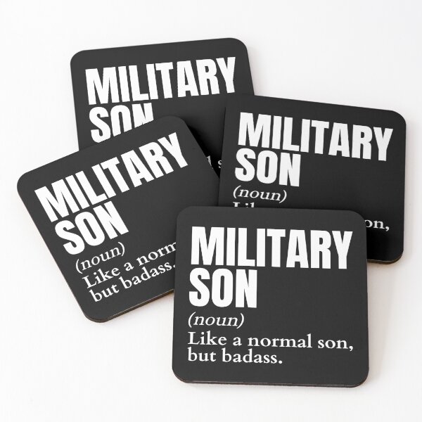 Item preview, Funny Badass Military Son Definition designed and sold by EndlessFreedom.