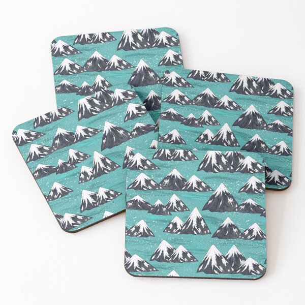 Item preview, Mountain peaks in snow designed and sold by Vera Styles.