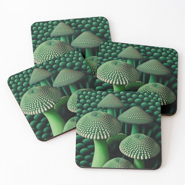 Item preview, Mars Fantasy Mushroom Spore Art designed and sold by forwardthinker.