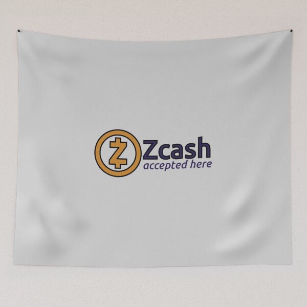 Item preview,  Accepted here: Zcash (ZEC) designed and sold by StreetNoise.