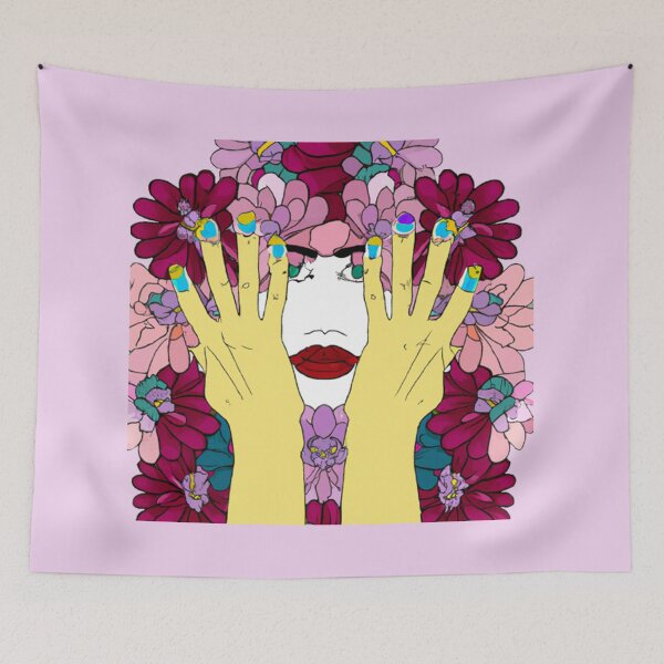 Item preview, FLOWERS FACE AND HANDS designed and sold by CSJ7.