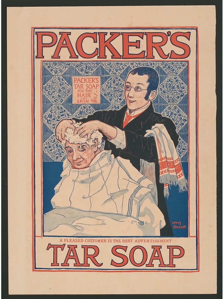 vintage tin Packer's Tar Soap