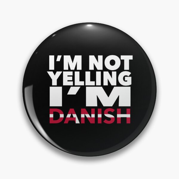 Item preview, Danish present - i'm not yelling, i'm Danish - Danish gifts - Danish flag - Danish Gift - Danish Decor designed and sold by babaorum.