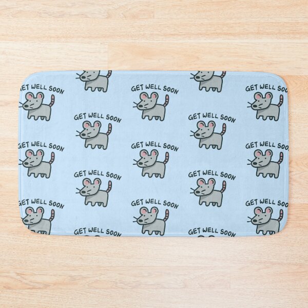 Item preview, Get well soon rat designed and sold by amphibiansticks.