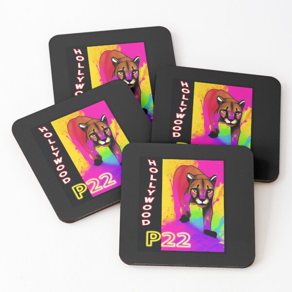 Item preview, P22 HOLLYWOOD'S MOUNTAIN LION designed and sold by ArtbyLeclerc.
