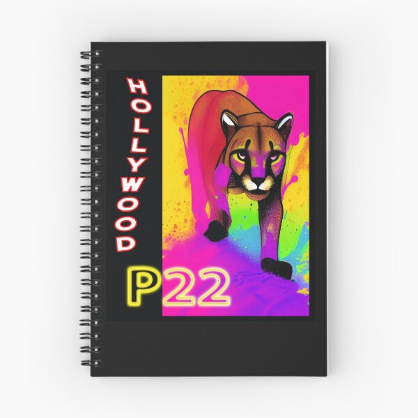 Item preview, P22 HOLLYWOOD'S MOUNTAIN LION designed and sold by ArtbyLeclerc.