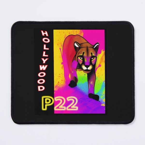 Item preview, P22 HOLLYWOOD'S MOUNTAIN LION designed and sold by ArtbyLeclerc.