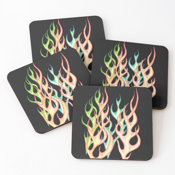 Item preview, Coloured flames designed and sold by William C Woods.