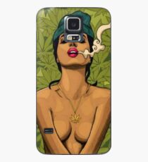 woman smoke weed Case/Skin for Samsung Galaxy