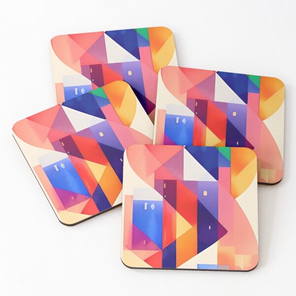 Item preview, Abstract 2D Shape Design designed and sold by bandjdesigns.