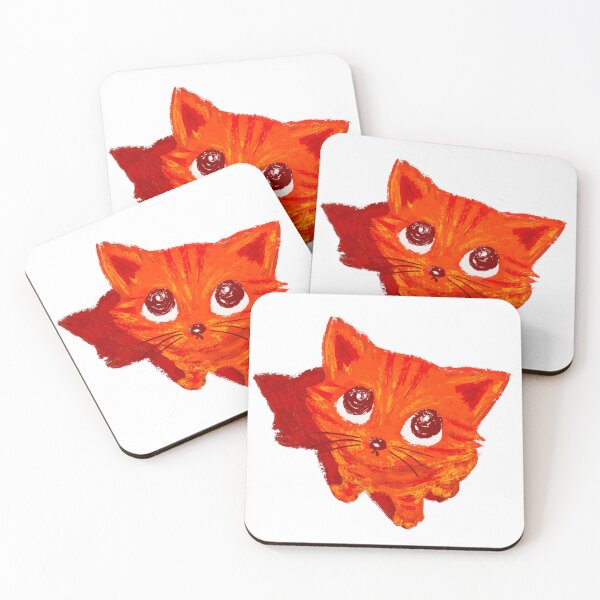 Item preview, Red cat looking up designed and sold by Toru Sanogawa.