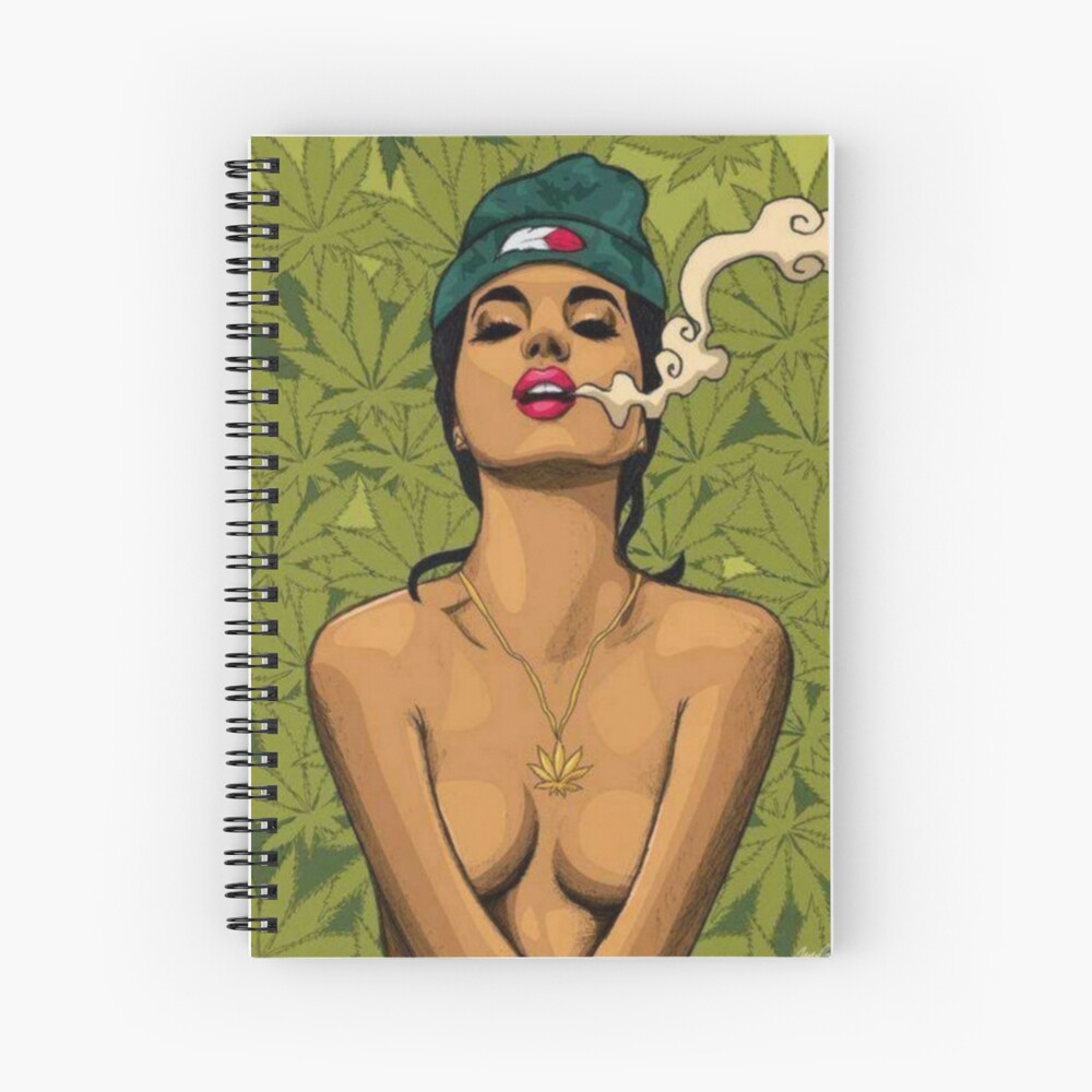 woman smoke weed