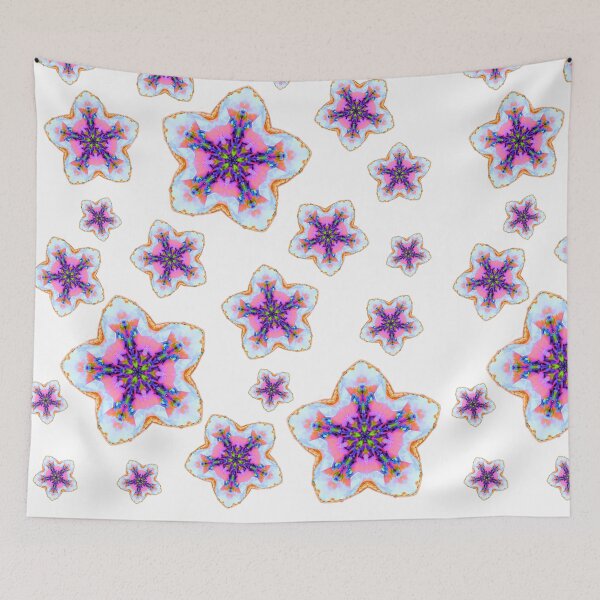 Item preview, Abstract kaleidoscope flower in five pointed star. designed and sold by Trianglegreen.