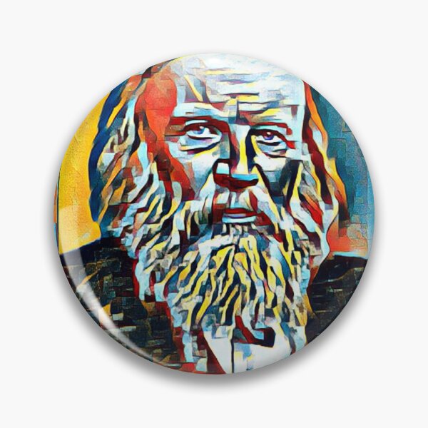 Item preview, Dmitri Mendeleev Artwork | Dmitri Mendeleev Portrait | Dmitri Mendeleev Wall Art  designed and sold by Suyogsonar25.
