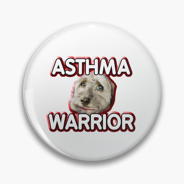 Item preview, “asthma warrior dog” designed and sold by scoIiosis.