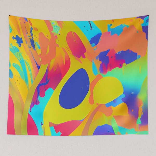 Item preview, Colorful Abstract Splatter Pain Design designed and sold by bandjdesigns.