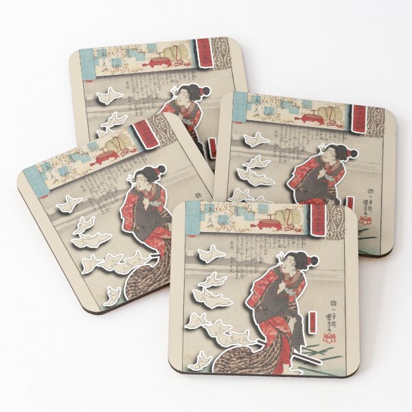 Item preview, Little Purple Gromwell Wakamurasaki Shōshō - Classic Japanese Art - Utagawa Kuniyoshi designed and sold by jade-cooper-art.