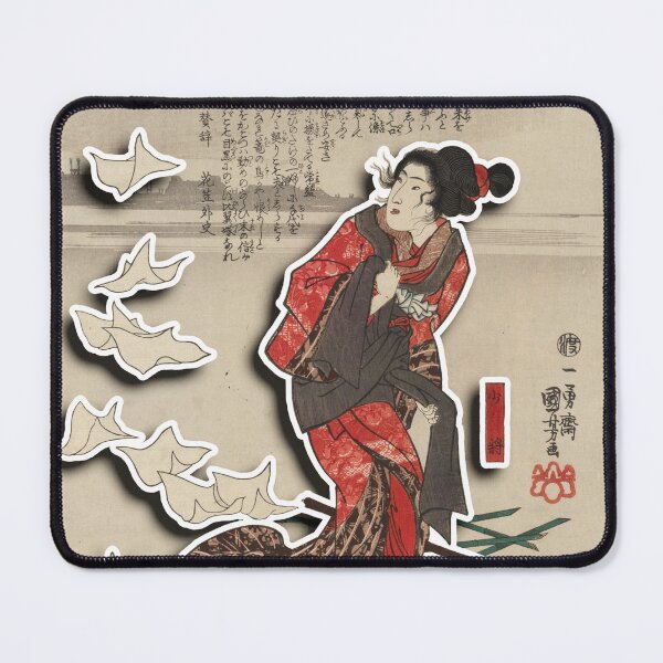 Item preview, Little Purple Gromwell Wakamurasaki Shōshō - Classic Japanese Art - Utagawa Kuniyoshi designed and sold by jade-cooper-art.