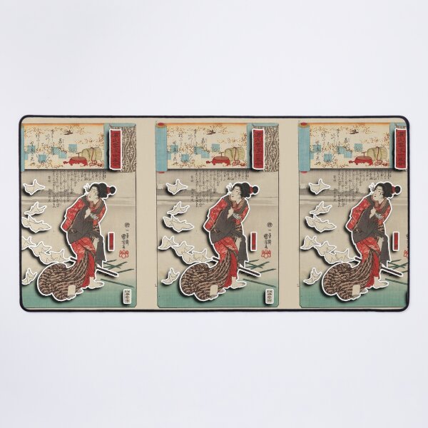 Item preview, Little Purple Gromwell Wakamurasaki Shōshō - Classic Japanese Art - Utagawa Kuniyoshi designed and sold by jade-cooper-art.