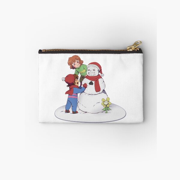 Item preview, ¡Frisk, Chara, Sans y Flowey! (¡Felices vacaciones!) designed and sold by Rayium.