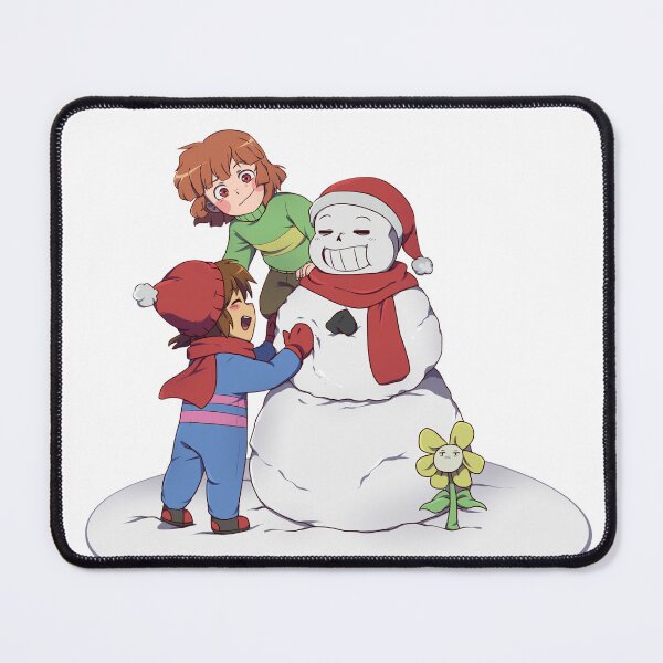 Item preview, Frisk, Chara, Sans and Flowey! (Happy Holidays!) designed and sold by Rayium.