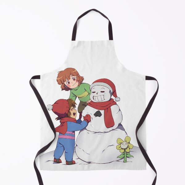 Item preview, Frisk, Chara, Sans and Flowey! (Happy Holidays!) designed and sold by Rayium.