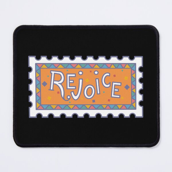 Item preview, Colorful Rejoice Stamp Black designed and sold by themoodydecor.