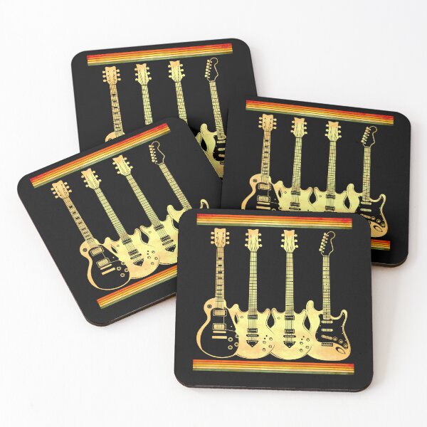 Item preview, Copy of Copy of Vintage Guitars Retro Style designed and sold by Extra Rice Tees.