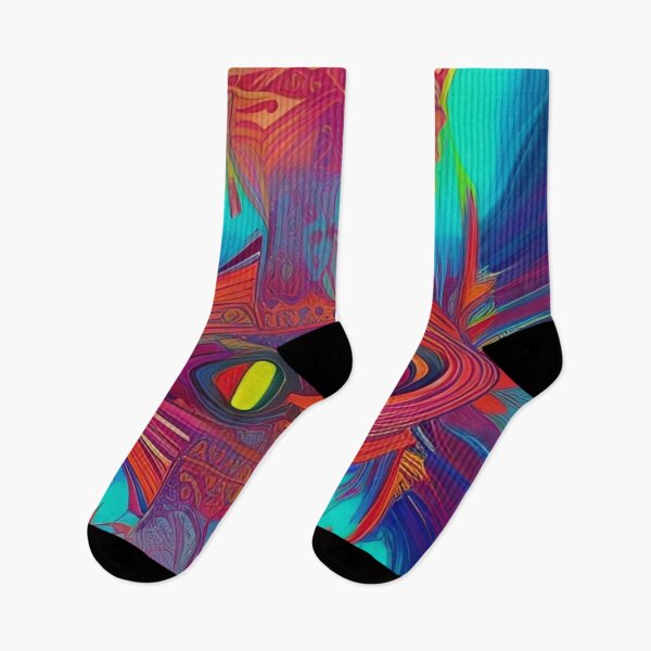 Item preview, Colorful Psychedelic Trippy Pattern designed and sold by bandjdesigns.