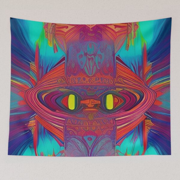 Item preview, Colorful Psychedelic Trippy Pattern designed and sold by bandjdesigns.