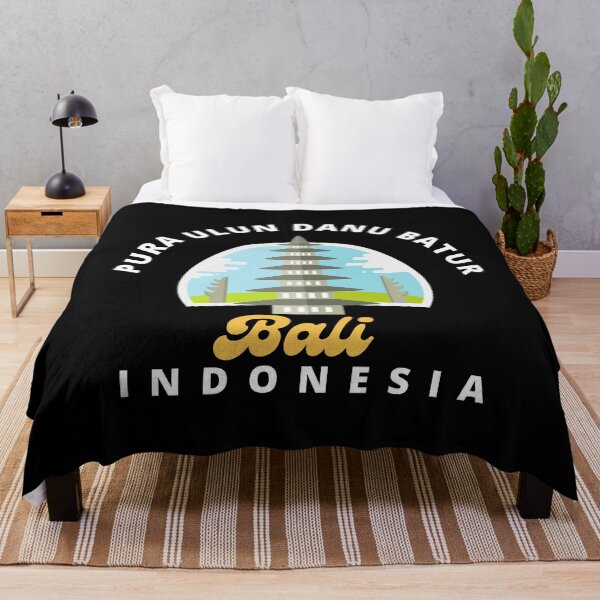 Item preview, Bali Indonesia - Pura Ulun Danu Batur black designed and sold by travelforest.
