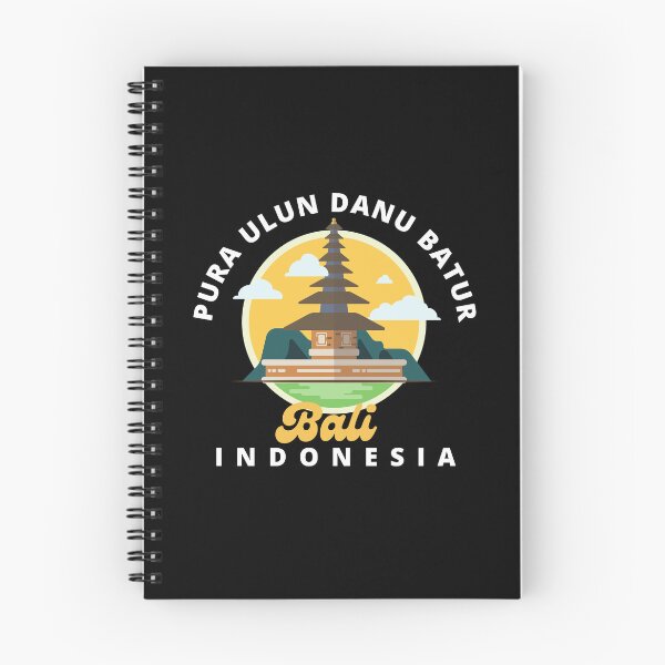 Item preview, Bali Indonesia temple - Pura Ulun Danu Batur black designed and sold by travelforest.