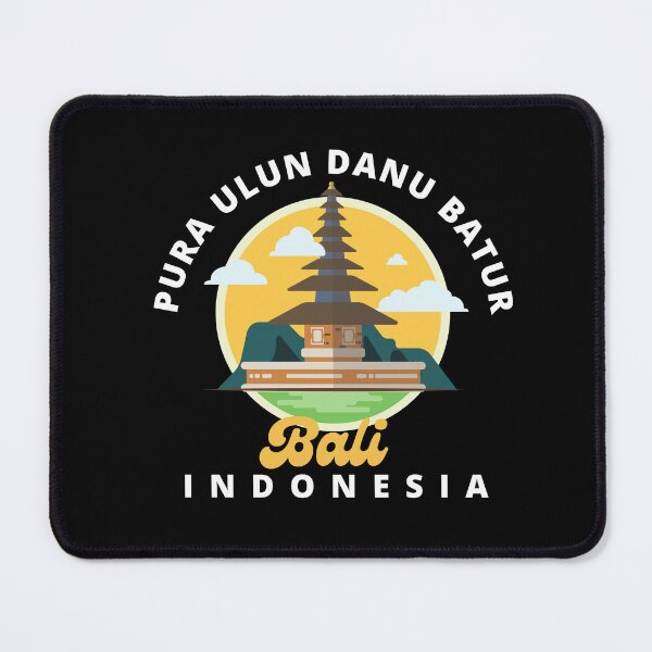 Item preview, Bali Indonesia temple - Pura Ulun Danu Batur black designed and sold by travelforest.