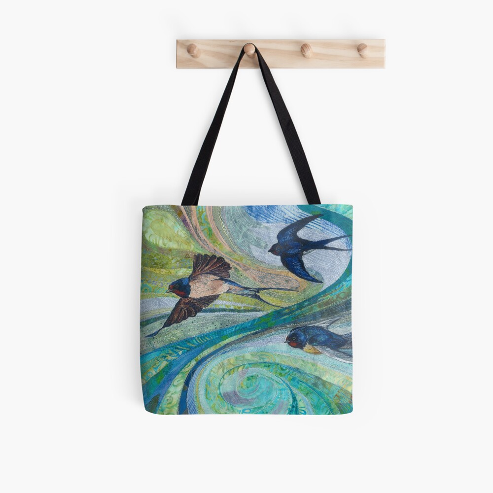 Aperçu de l'œuvre Tote bag doublé créée et vendue par RWTextileArt.